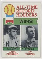 All-Time Record Holders - Jack Chesbro, Cy Young (Wins)