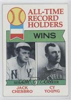 All-Time Record Holders - Jack Chesbro, Cy Young (Wins) [Noted]
