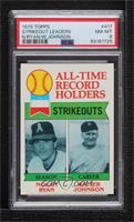 All-Time Record Holders - Nolan Ryan, Walter Johnson (Strikeouts) [PSA 8&n…