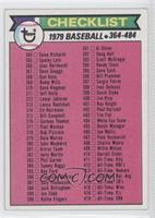 Checklist - Cards 364-484