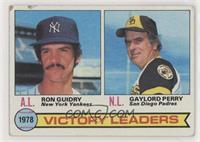 League Leaders - Ron Guidry, Gaylord Perry [Good to VG‑EX]