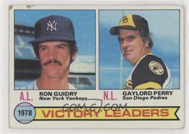 1979 Topps - [Base] #5 - League Leaders - Ron Guidry, Gaylord Perry [Good to VG‑EX]