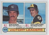 League Leaders - Ron Guidry, Gaylord Perry