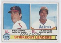 League Leaders - Nolan Ryan, J.R. Richard [Good to VG‑EX]