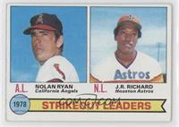 League Leaders - Nolan Ryan, J.R. Richard [Good to VG‑EX]