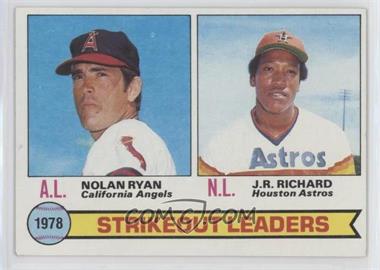 1979 Topps - [Base] #6 - League Leaders - Nolan Ryan, J.R. Richard