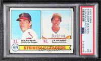 League Leaders - Nolan Ryan, J.R. Richard [PSA 3 VG]