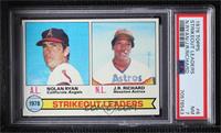 League Leaders - Nolan Ryan, J.R. Richard [PSA 7 NM]