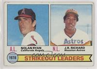 League Leaders - Nolan Ryan, J.R. Richard [Good to VG‑EX]