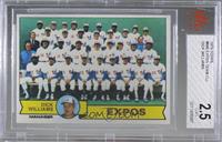 Team Checklist - Montreal Expos [BVG 2.5 G‑VG]