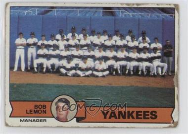 1979 Topps - [Base] #626 - Team Checklist - New York Yankees [Poor to Fair]