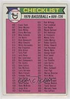 Checklist - Cards 606-726