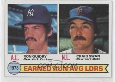 1979 Topps - [Base] #7 - League Leaders - Ron Guidry, Craig Swan