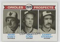 1979 Prospects - Mark Corey, John Flinn, Sammy Stewart