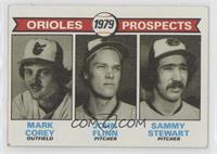 1979 Prospects - Mark Corey, John Flinn, Sammy Stewart