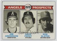 1979 Prospects - Jim Anderson, Dave Frost, Bob Slater [COMC RCR Poor]