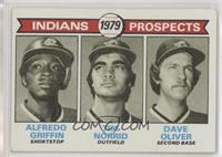 1979 Prospects - Alfredo Griffin, Tim Norrid, Dave Oliver [COMC RCR P…