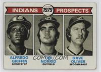 1979 Prospects - Alfredo Griffin, Tim Norrid, Dave Oliver [Good to VG…