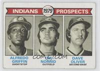 1979 Prospects - Alfredo Griffin, Tim Norrid, Dave Oliver [Good to VG…