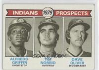 1979 Prospects - Alfredo Griffin, Tim Norrid, Dave Oliver [Good to VG…