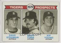 1979 Prospects - Dave Stegman, Dave Tobik, Kip Young