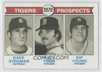 1979 Prospects - Dave Stegman, Dave Tobik, Kip Young [Good to VG̴…