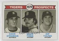 1979 Prospects - Dave Stegman, Dave Tobik, Kip Young