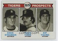 1979 Prospects - Dave Stegman, Dave Tobik, Kip Young