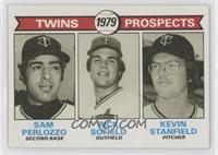 1979 Prospects - Sam Perlozzo, Rick Sofield, Kevin Stanfield