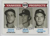 1979 Prospects - Brian Doyle, Mike Heath, Dave Rajsich