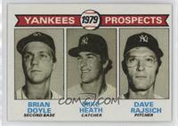 1979 Prospects - Brian Doyle, Mike Heath, Dave Rajsich