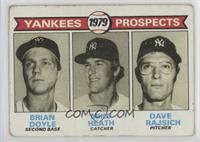 1979 Prospects - Brian Doyle, Mike Heath, Dave Rajsich [Poor to Fair]