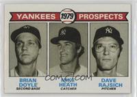 1979 Prospects - Brian Doyle, Mike Heath, Dave Rajsich