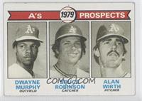 1979 Prospects - Dwayne Murphy, Bruce Robinson, Alan Wirth [Good to V…