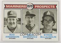 1979 Prospects - Bud Anderson, Greg Biercevicz, Byron McLaughlin