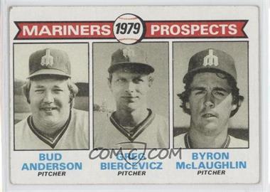 1979 Topps - [Base] #712 - 1979 Prospects - Bud Anderson, Greg Biercevicz, Byron McLaughlin [Good to VG‑EX]
