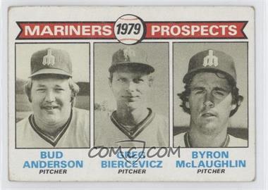 1979 Topps - [Base] #712 - 1979 Prospects - Bud Anderson, Greg Biercevicz, Byron McLaughlin [Good to VG‑EX]