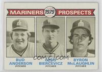 1979 Prospects - Bud Anderson, Greg Biercevicz, Byron McLaughlin