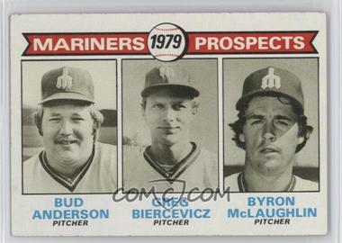 1979 Topps - [Base] #712 - 1979 Prospects - Bud Anderson, Greg Biercevicz, Byron McLaughlin [Good to VG‑EX]