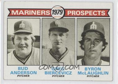 1979 Topps - [Base] #712 - 1979 Prospects - Bud Anderson, Greg Biercevicz, Byron McLaughlin [Good to VG‑EX]
