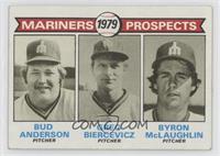 1979 Prospects - Bud Anderson, Greg Biercevicz, Byron McLaughlin