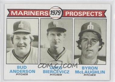 1979 Topps - [Base] #712 - 1979 Prospects - Bud Anderson, Greg Biercevicz, Byron McLaughlin [Good to VG‑EX]