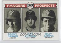 1979 Prospects - Danny Darwin, Pat Putnam, Bill Sample [Noted]