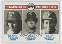 1979 Prospects - Danny Darwin, Pat Putnam, Bill Sample [Good to VG…