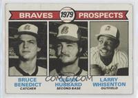 1979 Prospects - Bruce Benedict, Glenn Hubbard, Larry Whisenton [Poor to&n…