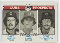 1979 Prospects - Dave Geisel, Karl Pagel, Scot Thompson