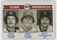 1979 Prospects - Dave Geisel, Karl Pagel, Scot Thompson