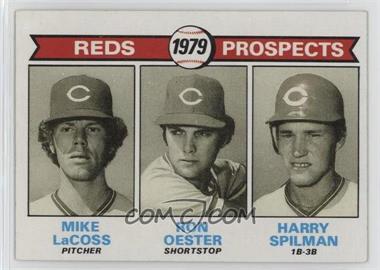 1979 Topps - [Base] #717 - 1979 Prospects - Mike LaCoss, Ron Oester, Harry Spilman