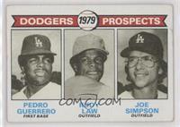 1979 Prospects - Pedro Guerrero, Rudy Law, Joe Simpson [Good to VG…