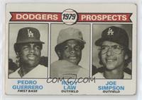 1979 Prospects - Pedro Guerrero, Rudy Law, Joe Simpson [Good to VG…